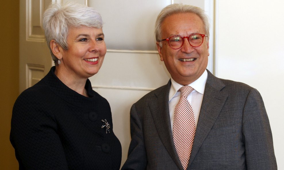 Jadranka Kosor i Hannes Swoboda
