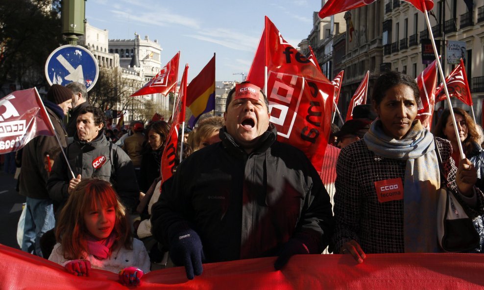 prosvjedi u Španjolskoj