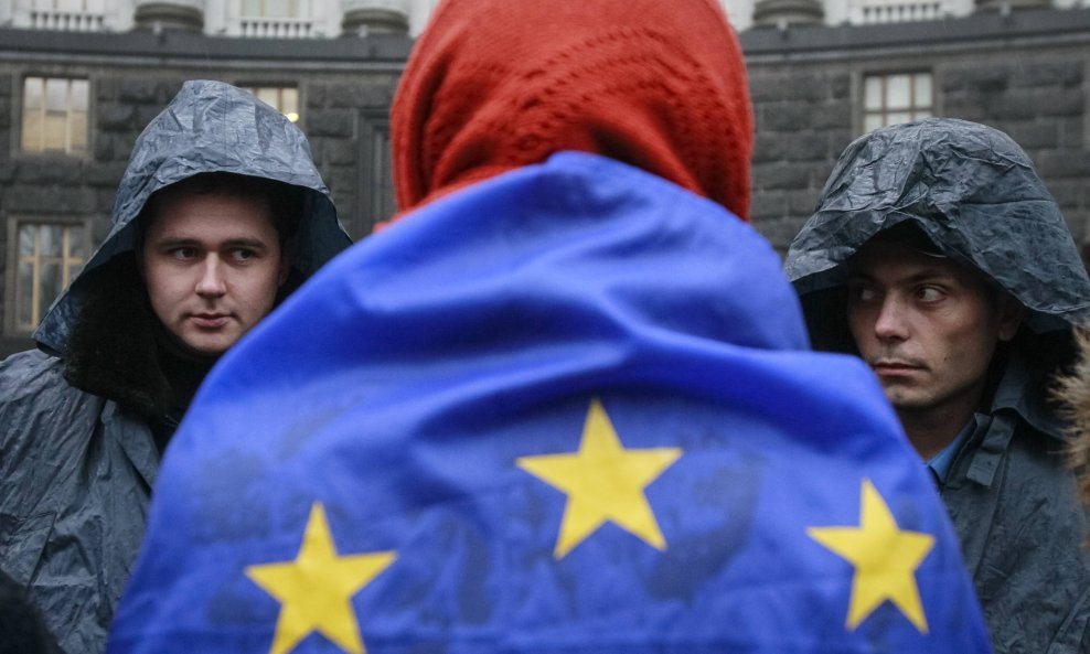 Ukrajina EU prosvjed