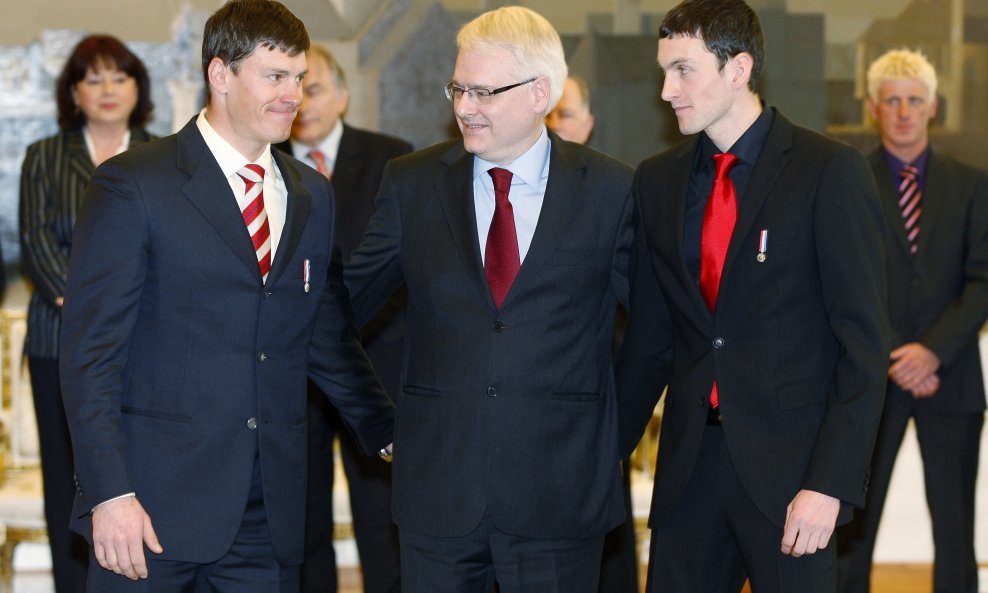 Ivo Josipović, Ivica Kostelić i Jakov Fak