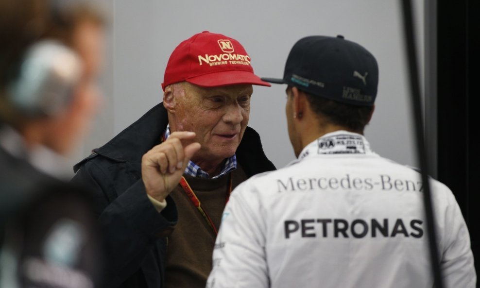 Niki Lauda i Lewis Hamilton