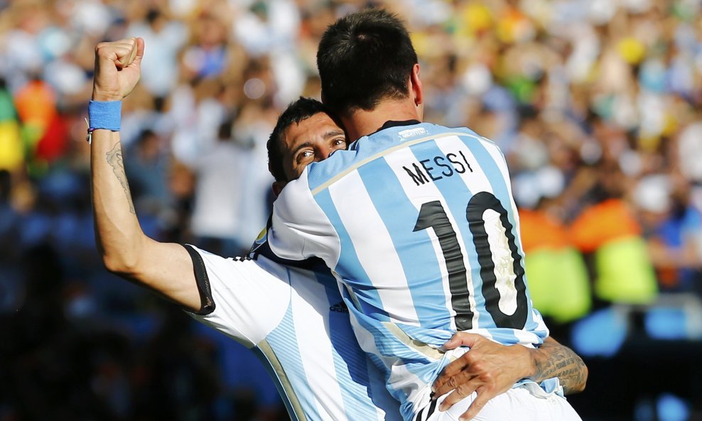 Lionel Messi Angel di Maria argentinska