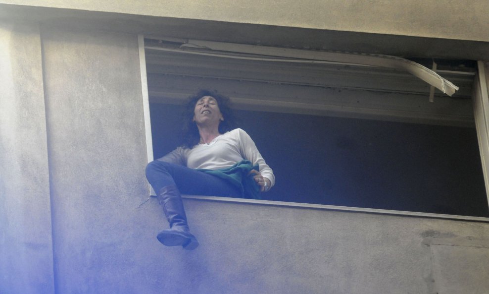Rosario eksplozija žena balkon