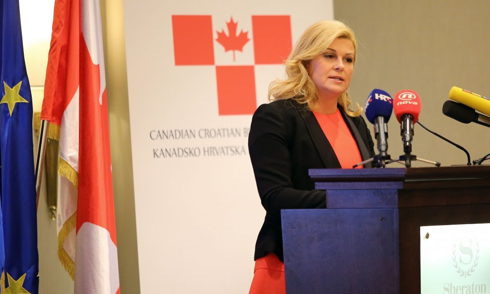 Predsjednica Kolinda Grabar-Kitarović u Kanadi će se sastati i s predstavnicima hrvatske zajednice