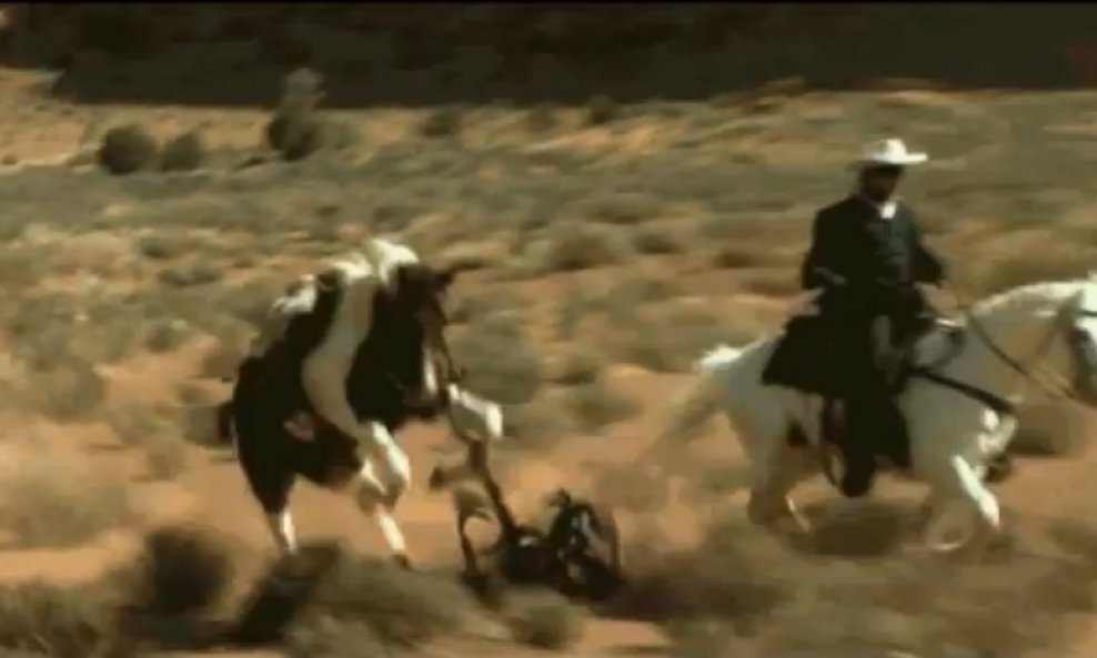 Johnny Depp pao s konja