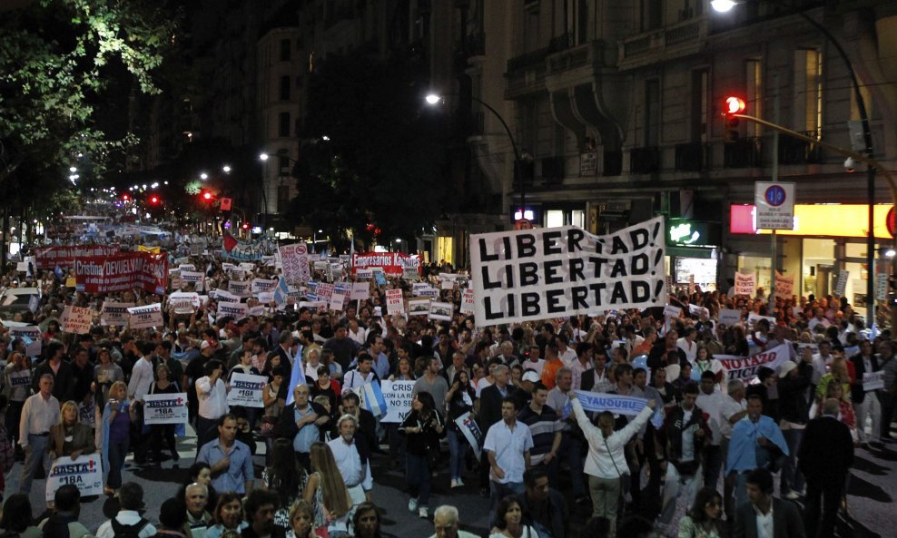 prosvjed argentina