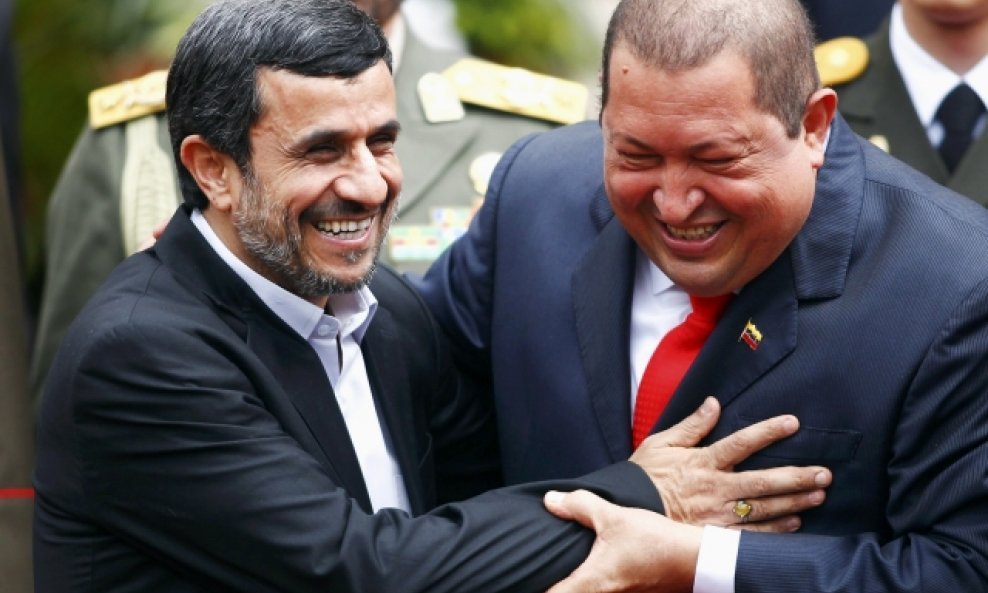 Mahmud Ahmadinedžad i Hugo Chavez