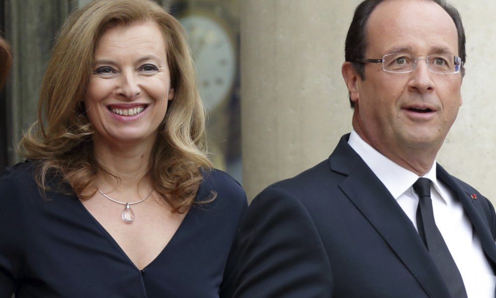 Francois Hollande s partnericom Valerie Trierweiler