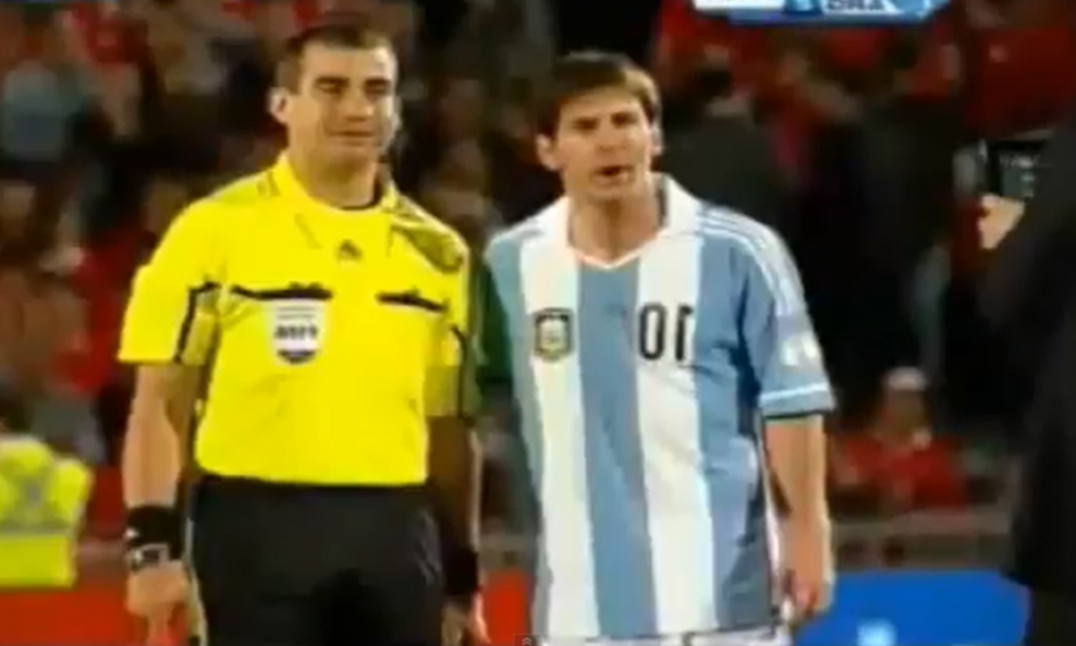 Leo Messi i sudac