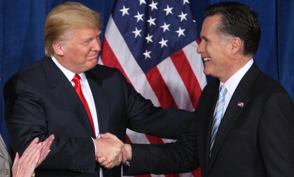 Donald Trump i Mitt Romney