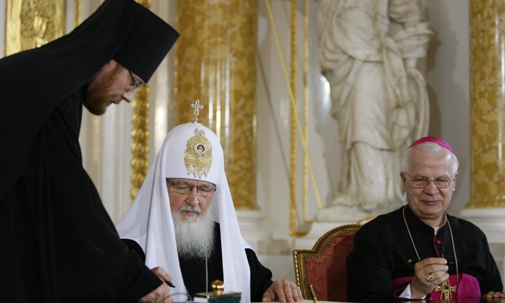 Patrijarh Kiril i nadbiskup Jozef Michalik