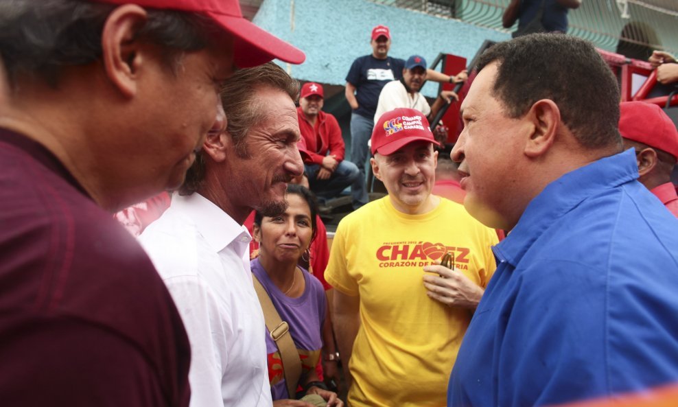 Sean Penn i Hugo Chavez
