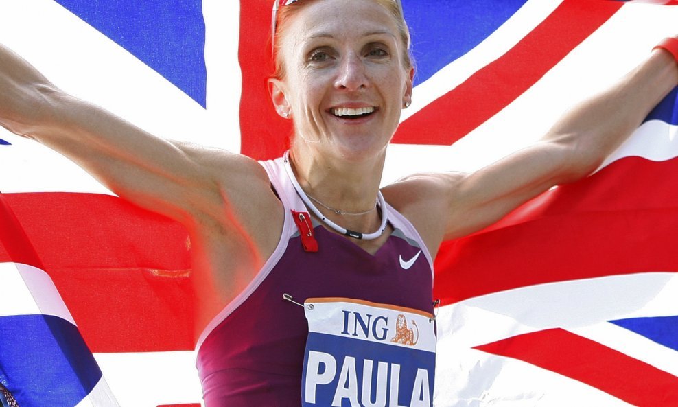 Paula Radcliffe Union Jack