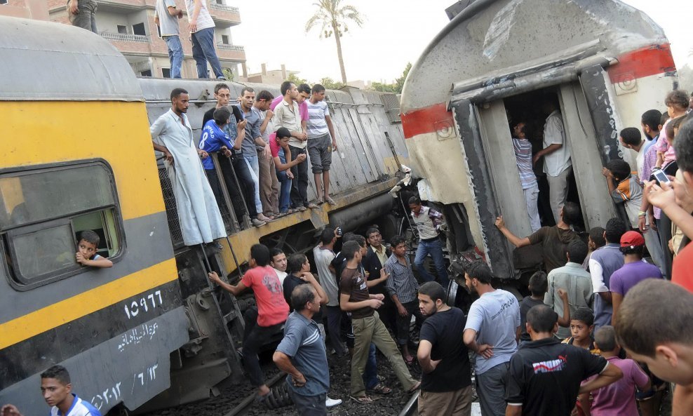 željeznička nesreća u egiptu