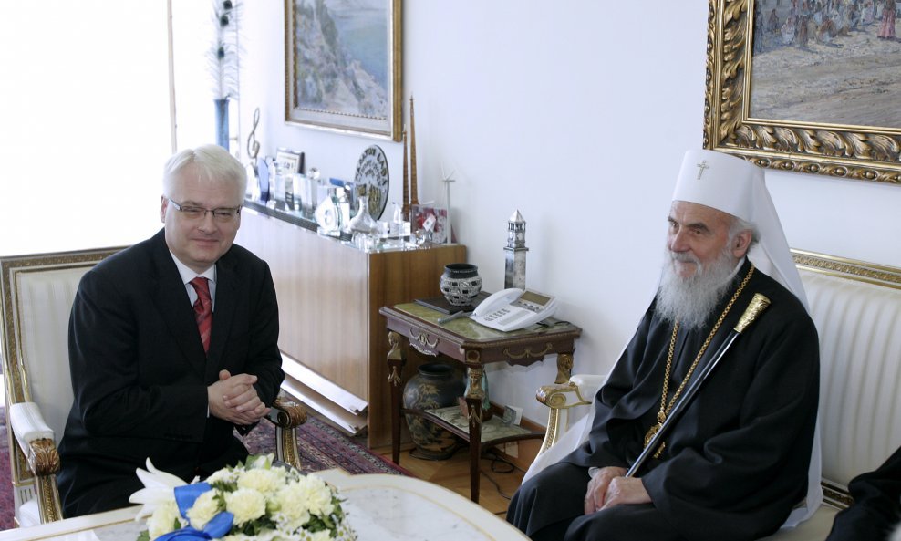 Ivo Josipović i patrijarh Irinej
