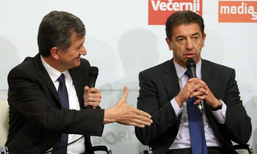 Milan Kujundžić i Darko Milinović na jednom od prethodnih sučeljavanja
