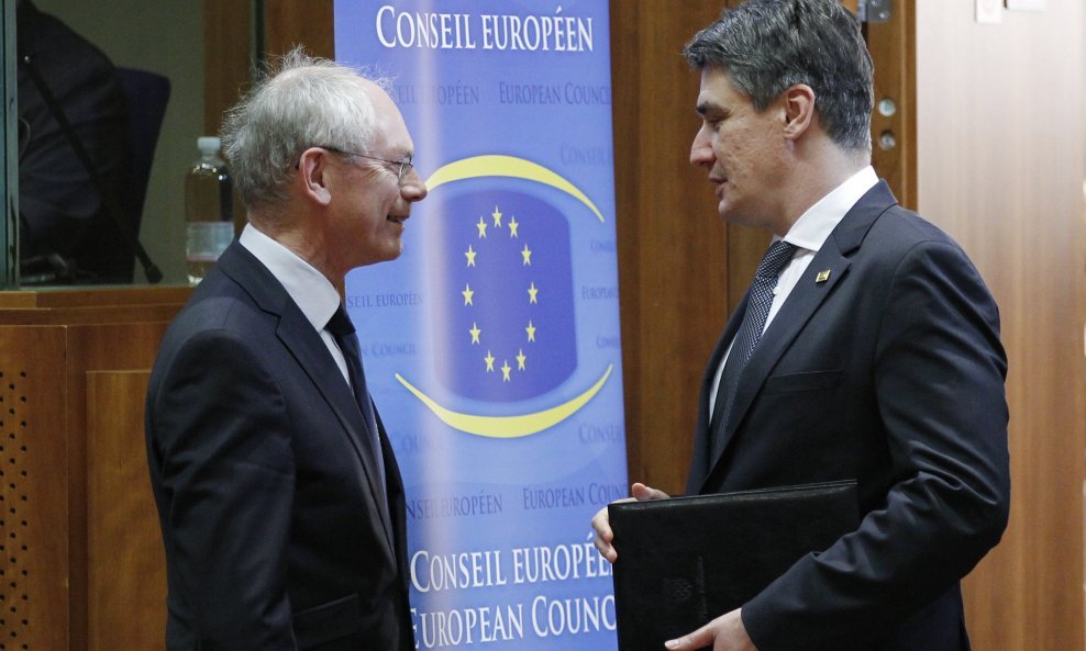 Herman Van Rompuy i premijer Zoran Milanović