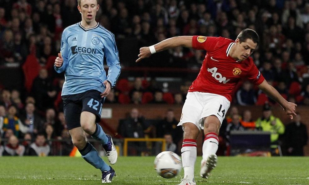 Hernandez je zabio za 1-0 Uniteda, ali Ajax je preokrenuo rezultat
