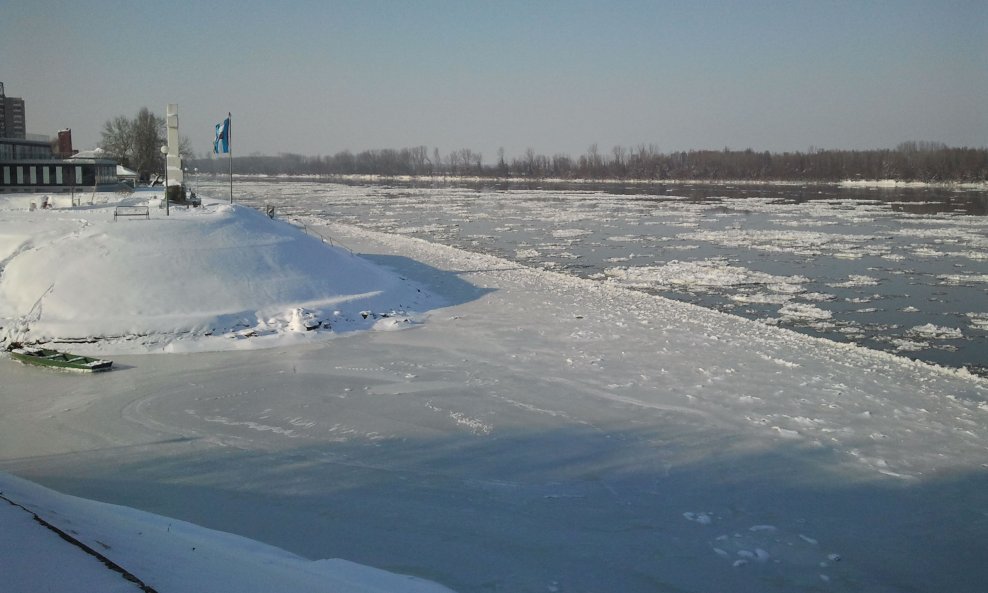 Led na Dunavu