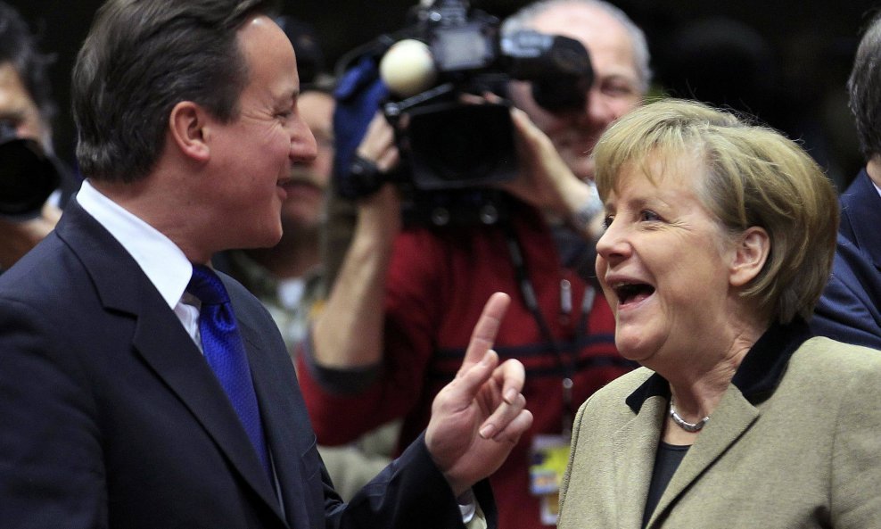 David Cameron i Angela Merkel
