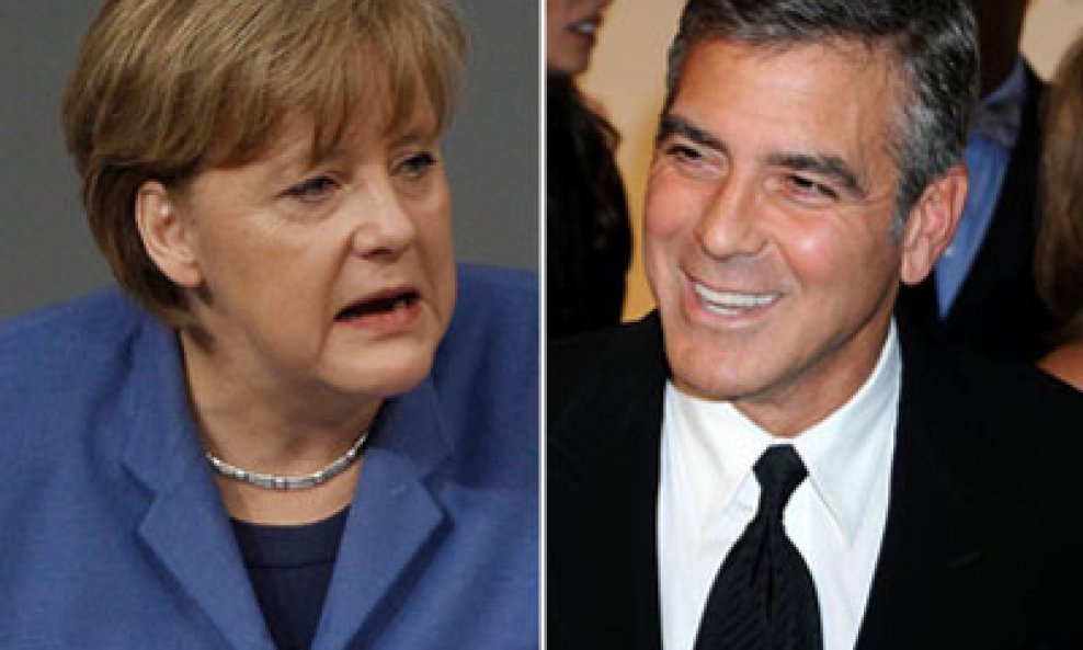 Angela Merkel George Clooney