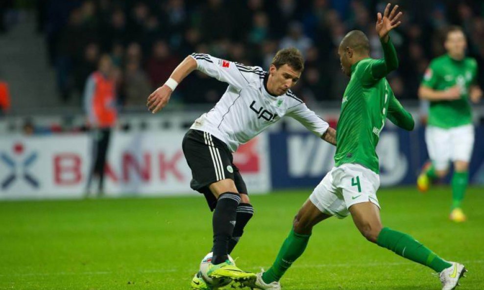 Mario Mandžukić i Wolfsburg teško su stradali u Bremenu