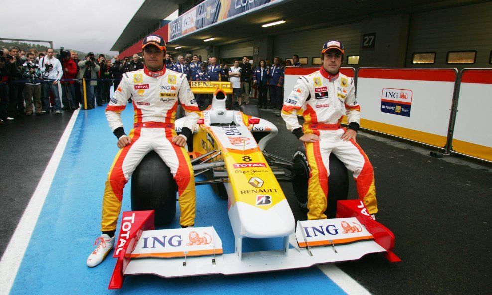 Fernando Alonso i Nelson Piquet 