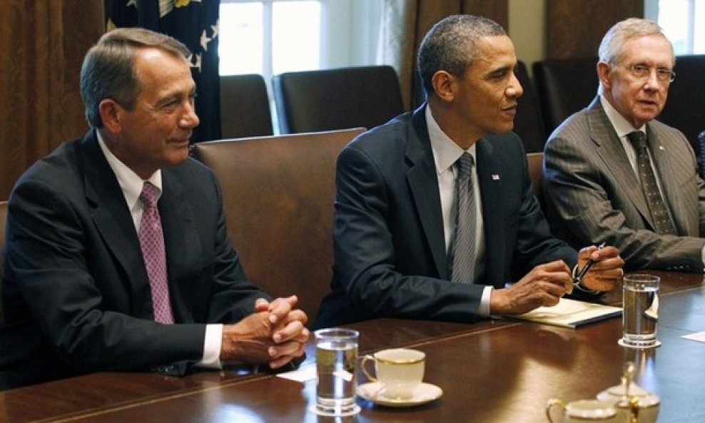 John Boehner, Barack Obama, Harry Reid