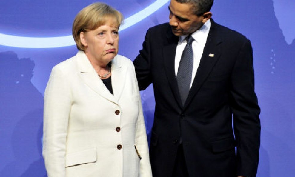 Anglea Merkel Barack Obama