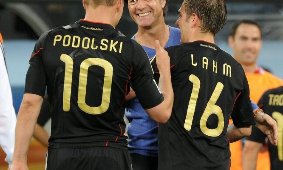 Joachim Löw, Lukas Podolski i Philipp Lahm