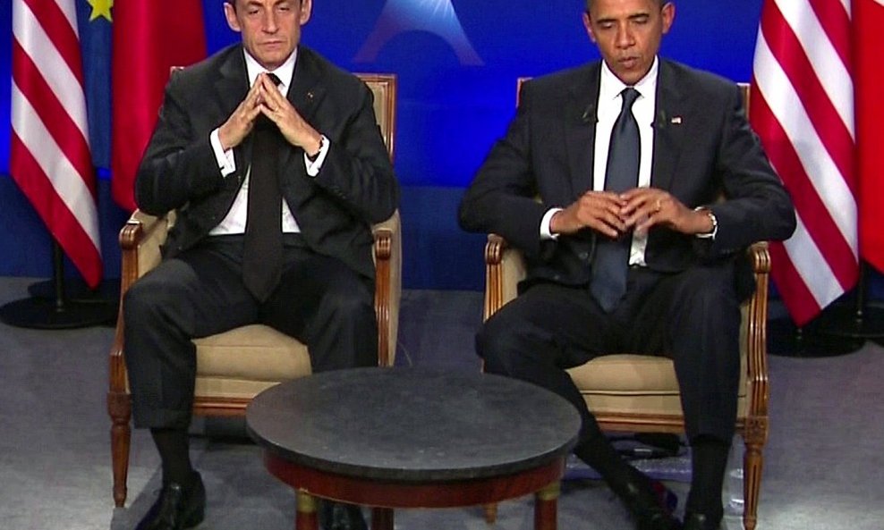 Nicolas Sarkozy i Barack Obama