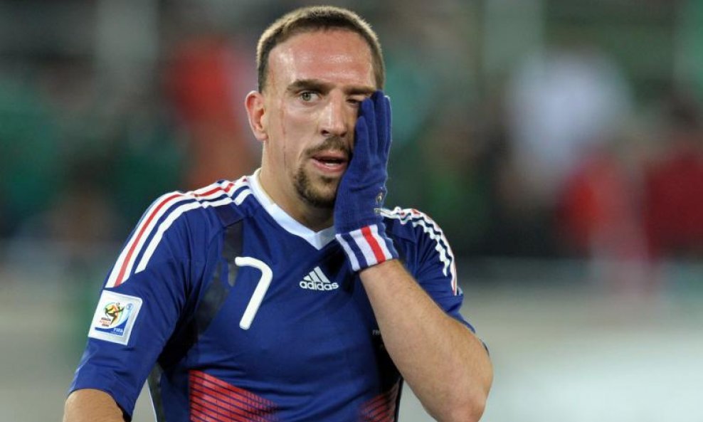 Franck Ribery, Francuska SP 2010