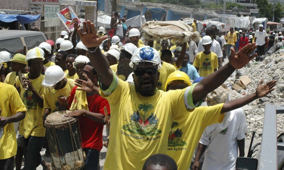 port au prince prosvjed haiti