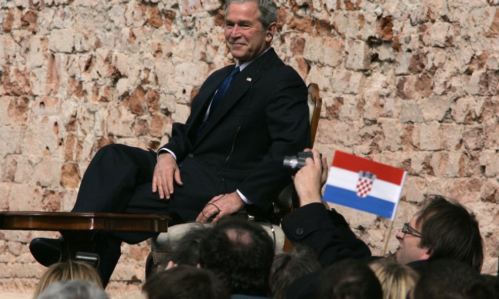 Bush u Zagrebu