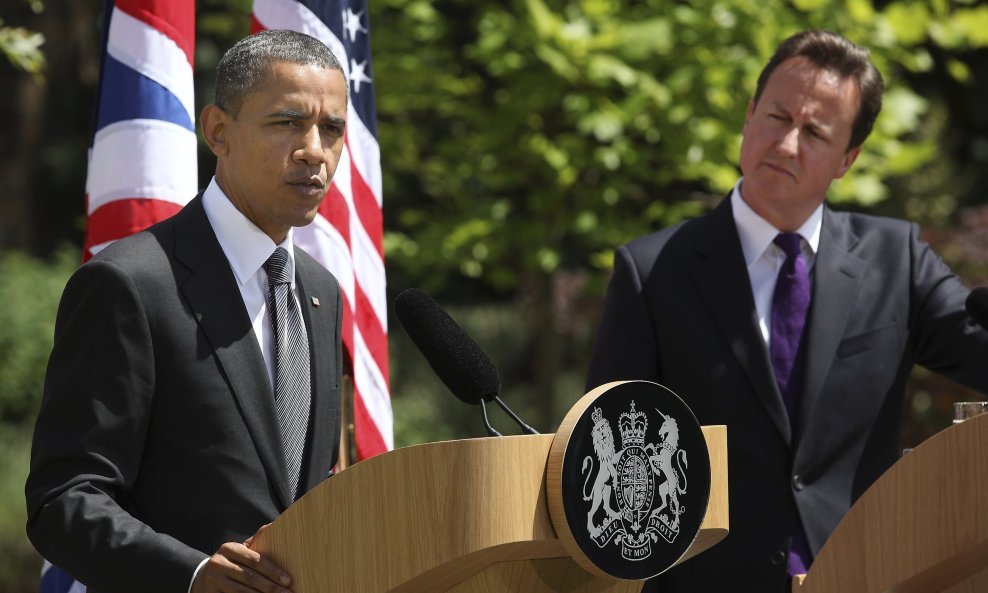 Barack Obama i David Cameron