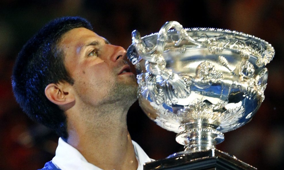 Novak Đoković trofej Melbourne Australian open