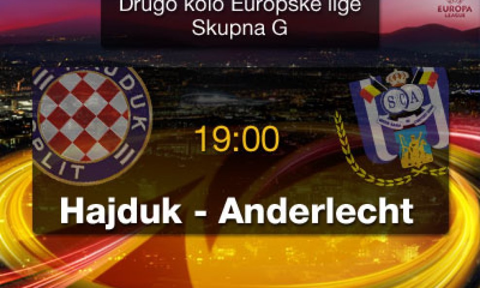 LIVE SCORE, Hajduk - Anderlecht