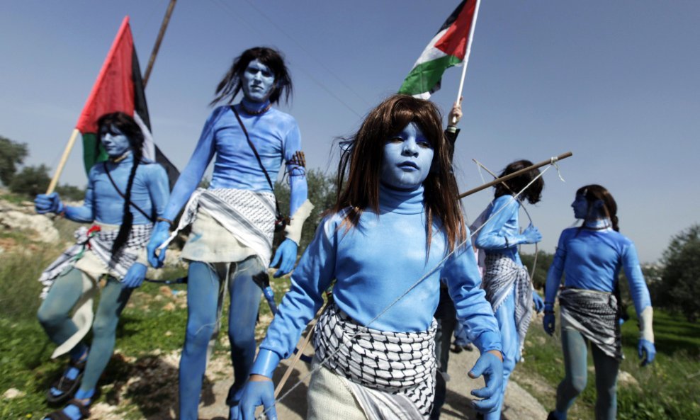 palestina na'vi avatar protest