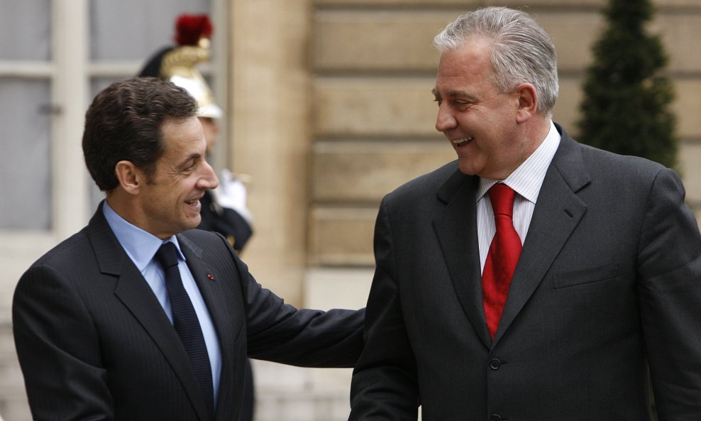 Nicolas Sarkozy i Ivo Sanader