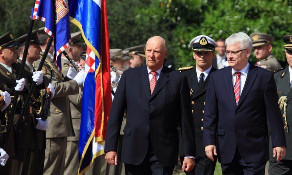 Kralj Harald V. i predsjednik Josipović