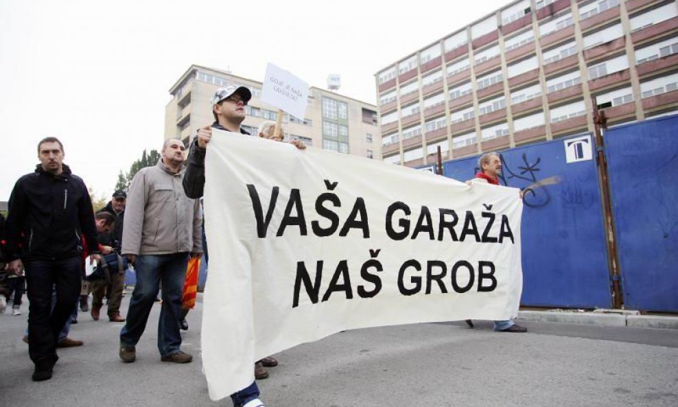 Prosvjed stanara Kupske