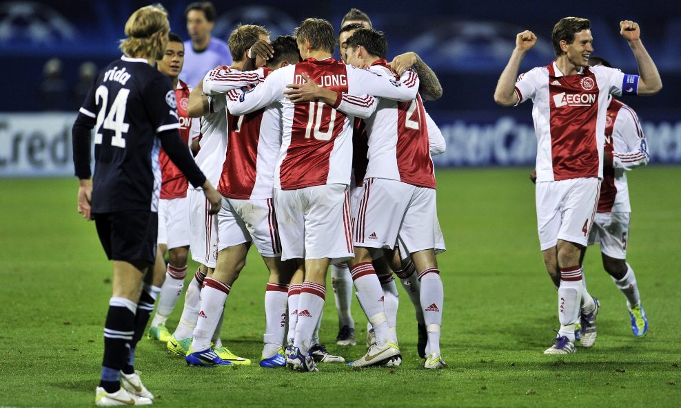 Slavlje igrača Ajaxa