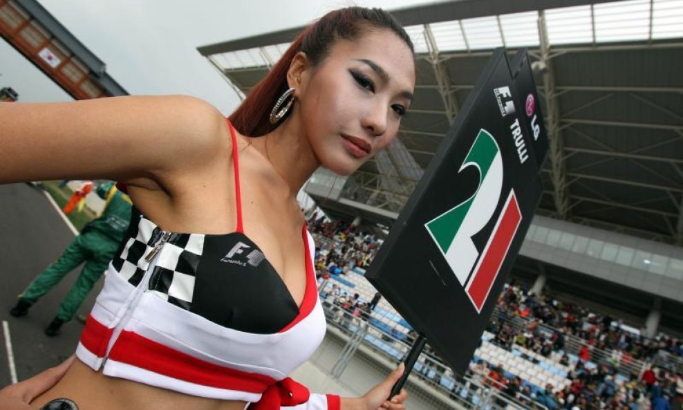 F1 hostese u Južnoj Koreji