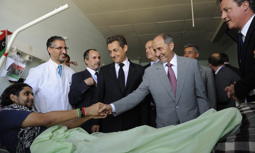 Sarkozy i Cameron u Libiji
