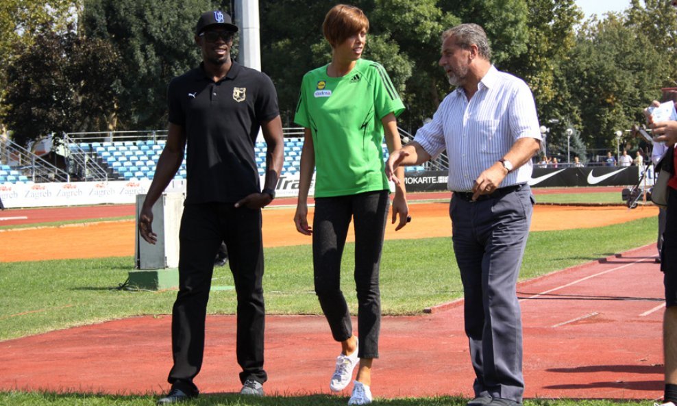 Usain Bolt, Blanka Vlašić i Milan Bandić