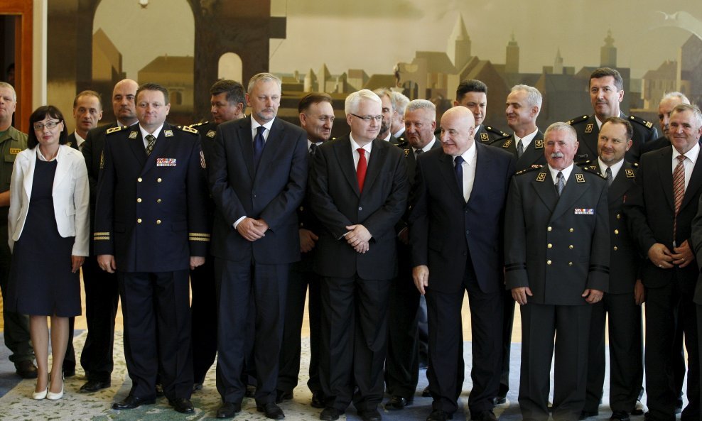 Ivo Josipović s generalima, Oluja