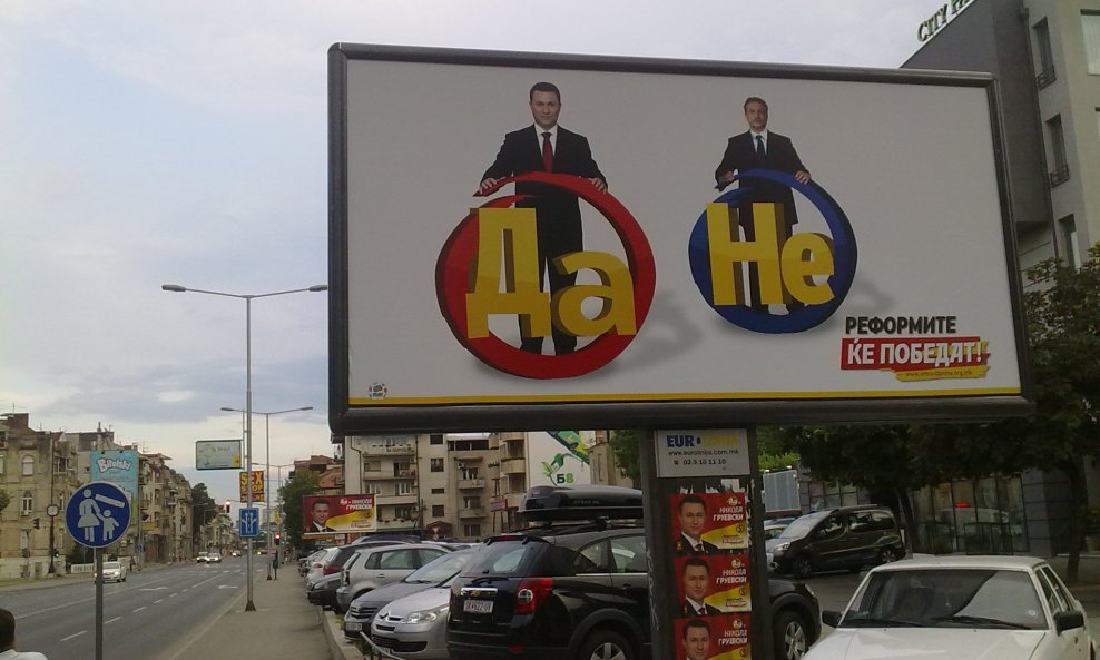 Izbori u Makedoniji plakat VMRO
