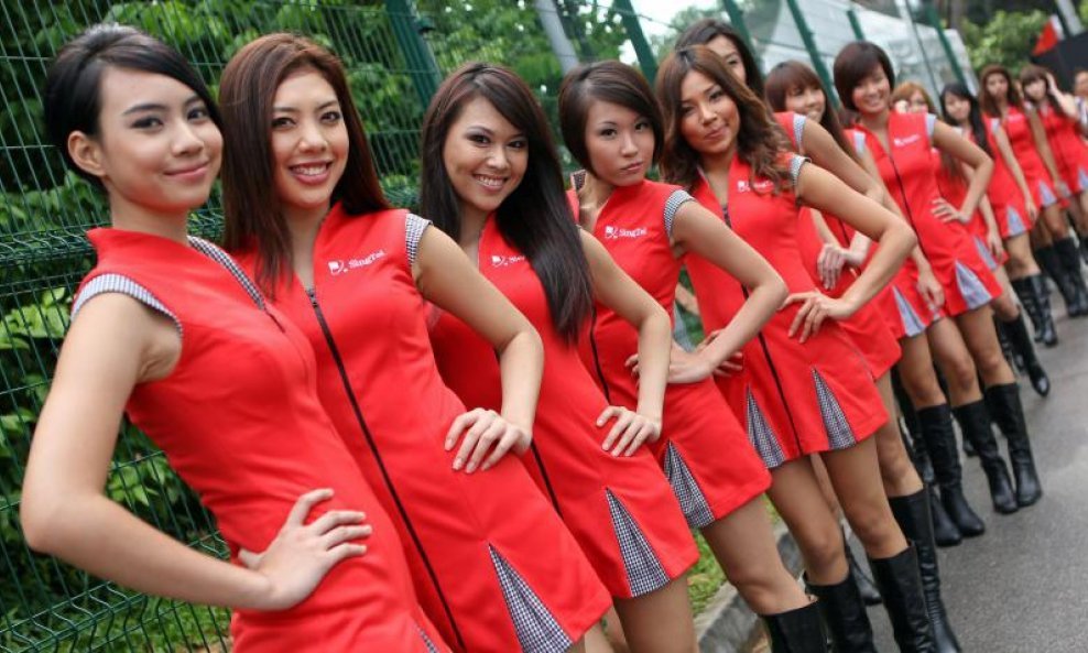F1 ljepotice u Singapuru