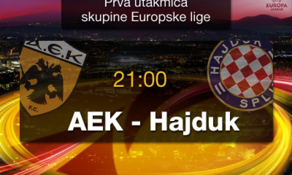 LIVE SCORE, AEK - Hajduk