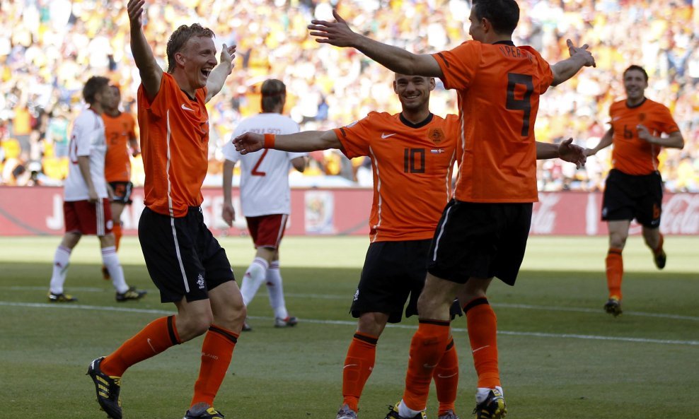 Kuyt, Sneijder and Van Persie, Nizozemska 2010